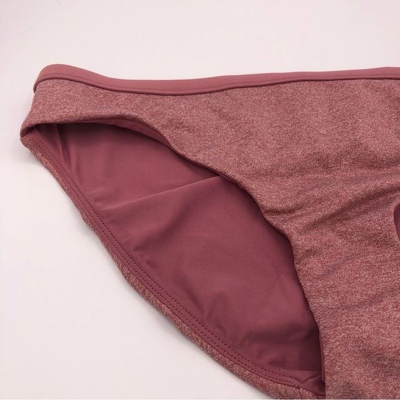 Calia Carrie Underwood Banded Waist Bikini Bottoms Heathered Mauve size M NWOT - Picture 4 of 10